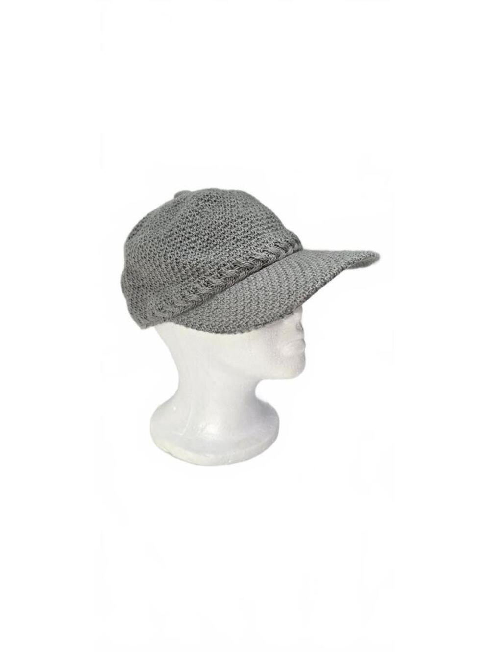 International Concepts Light Grey Knit Baseball Cap - One Size